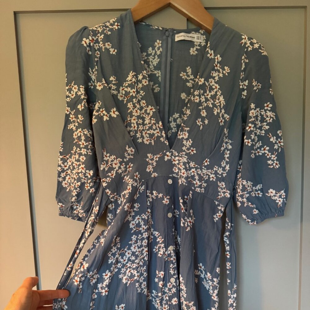 Faithfull The Brand Floral Dress, Excellent Condition